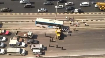 وزارة النقل توضح أسباب خروج أتوبيس ترددي عن مساره بالطريق الدائري